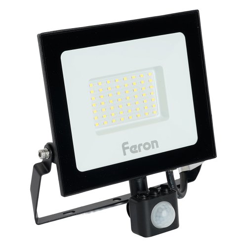 Прожектор светодиодный Feron с датчиком LL-908 IP65 50W 6400K картинка 